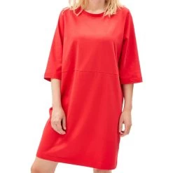 Armedangels Aasli Jersey Dress Women Dark Poppy -Water Adventure 10549461868D Armed Angels AASLI TShirt dark poppy