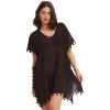 Seafolly Amnesia Kaftan Women Black -Water Adventure 10642872643a Seafolly BEACH EDIT Amnesia Kaftan Da schwarz