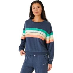 Rip Curl Daybreak Crew Pullover Women Navy
