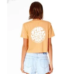 Rip Curl Wettie Icon II T-Shirt Women Coral -Water Adventure 10847385543b Ripcurl WETTIE ICON T Shirt Da coral