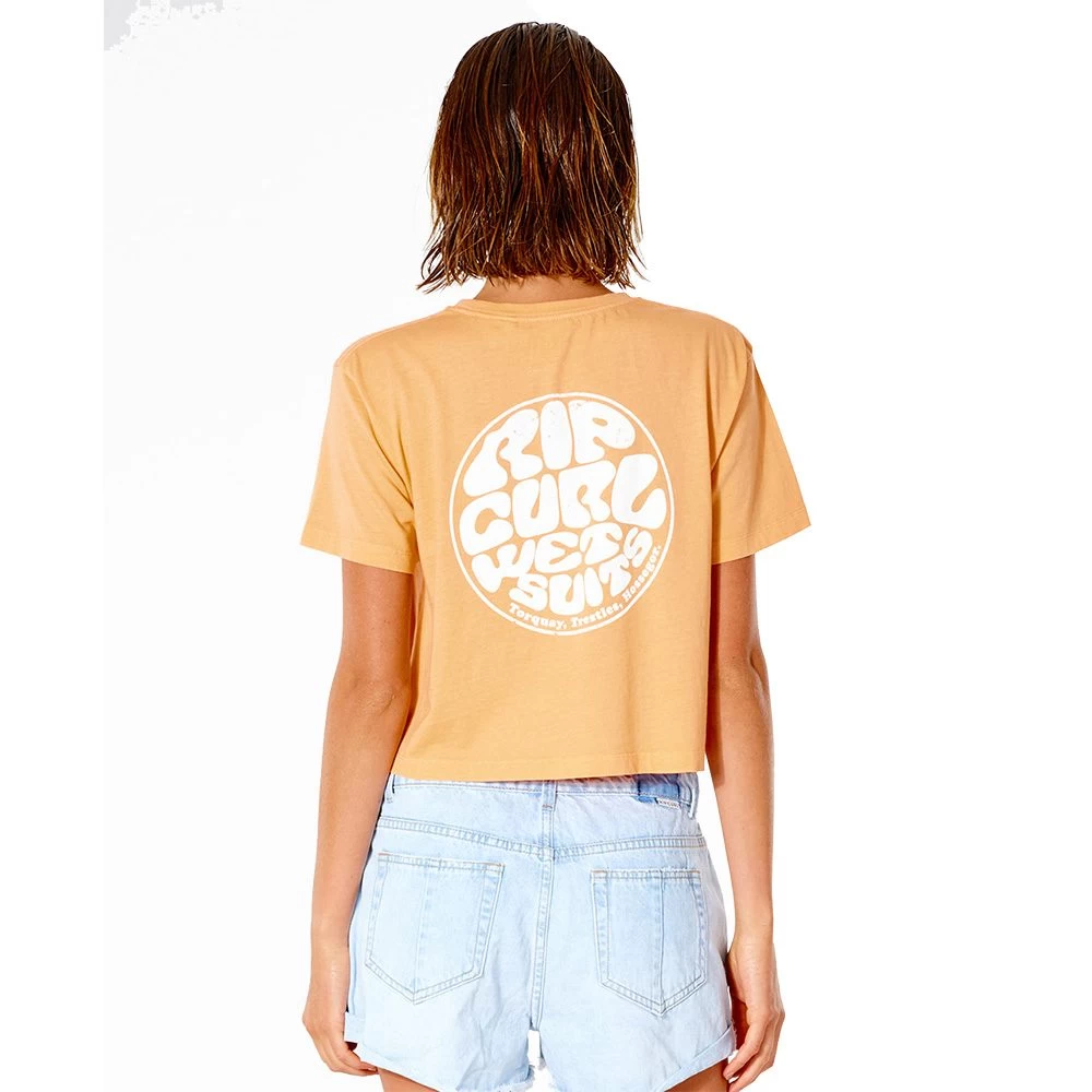 Rip Curl Wettie Icon II T-Shirt Women Coral - Image 2