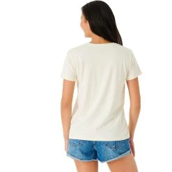 Rip Curl Sun Salt Standard T-Shirt Women Bone -Water Adventure 10847387485b Ripcurl Sun Salt Standard T Shirt Da bone