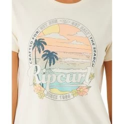 Rip Curl Sun Salt Standard T-Shirt Women Bone -Water Adventure 10847387485c Ripcurl Sun Salt Standard T Shirt Da bone