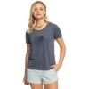 Roxy Chasing The Wave T-Shirt Women Blue 2 Roxy Chasing The Wave T-Shirt Women Blue -Water Adventure 10891024672a Roxy CHASING THE WA T Shirt Da mood indigo
