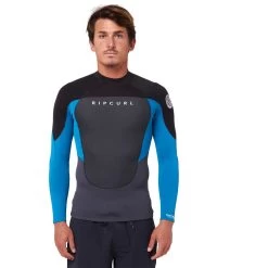 Rip Curl Omega Long Sleeve Neoprene Jacket Men Blue