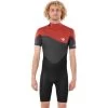 Rip Curl Omega 1.5 Mm Short Sleeve Springsuit Men Maroon