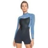 Roxy 2/2mm Prologue Springsuit Women Black -Water Adventure 14191029894a Roxy 22PrologBZLSSpg Shorty Da cloud bla powdergr sungl