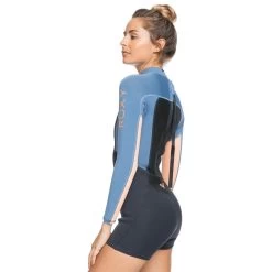 Roxy 2/2mm Prologue Springsuit Women Black -Water Adventure 14191029894b Roxy 22PrologBZLSSpg Shorty Da cloud bla powdergr sungl