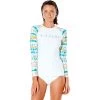 Rip Curl Summer Breeze Relaxed Long Sleeve UV Shirt Women White