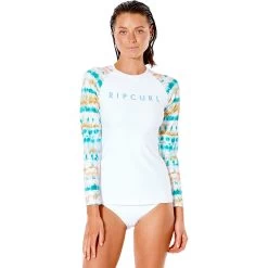 Rip Curl Summer Breeze Relaxed Long Sleeve UV Shirt Women White