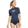 Roxy Whole Hearted Rashguard Women Mood Indigo -Water Adventure 14391024874a Roxy WHO HEART UV Shirt Da mood indi