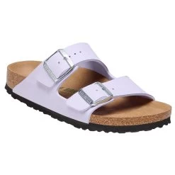 Birkenstock Arizona Vegan Synthetic Sandals Women Soft Purple Fog
