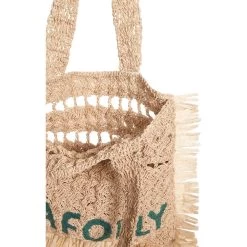 Seafolly Logo Woven Tote Women Natural -Water Adventure 29642876897c Seafolly Logo Woven Tote Badetasche DA natural
