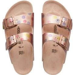 Birkenstock Arizona Sandals Kids Electric Metallic Dots Copper -Water Adventure 40126161445c Birkenstock Arizona Sandalen KI electric metallic dots copper