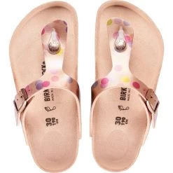 Birkenstock Gizeh Sandals Kids Electric Metallic Dots Copper 7 Birkenstock Gizeh Sandals Kids Electric Metallic Dots Copper -Water Adventure 40126167137c Birkenstock Gizeh Sandalen KI electric metallic dots copper