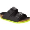 Birkenstock Arizona Sandals Kids Desert Soil Black Lime