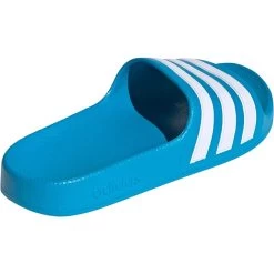 ADIDAS Adilette Aqua Slides Kids Solar Blue Footwear White -Water Adventure 40410020661D adidas Aqua Adilette Kinder blau