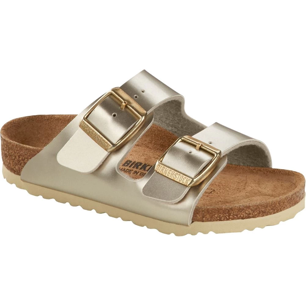 Birkenstock Arizona Sandals Kids Electric Metallic Gold 3 Birkenstock Arizona Sandals Kids Electric Metallic Gold