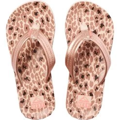 Reef Kids Ahi Sandals Girls Cheetah -Water Adventure 40466343833b Reef Ahi Sanale Girls cheet