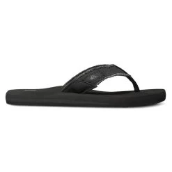 Quiksilver Monkey Abyss Flip Flops Boys Black -Water Adventure 40801808B quicksilver abyss flipflop kinder black