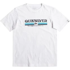 Quiksilver Lined Up T-Shirt Boys White