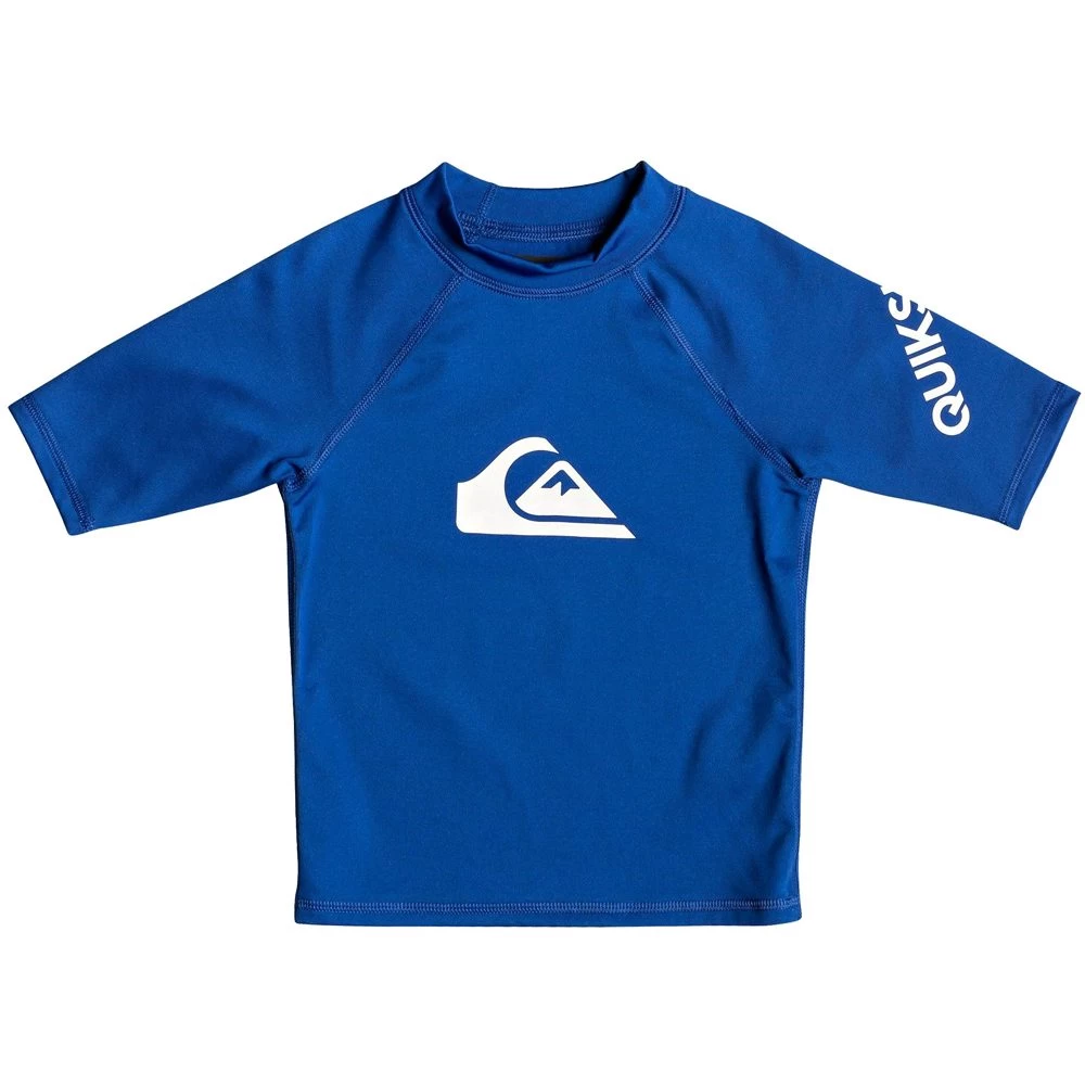 Quiksilver All Time Rashguard Kids Electic Blue 3 Quiksilver All Time Rashguard Kids Electic Blue