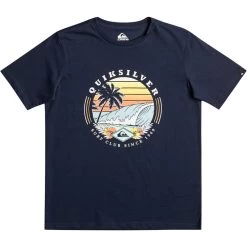 Quiksilver QS Surf Club T-Shirt Boys Navy Blazer