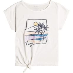 Roxy Pura Playa T-Shirt Girls White