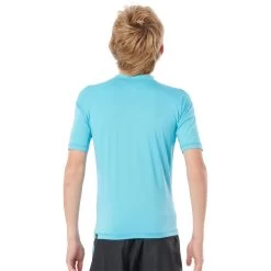 Rip Curl Corp Short Sleeve UV Tee Boys Blue -Water Adventure 42947387382b Ripcurl BOYS CORP Ki blue