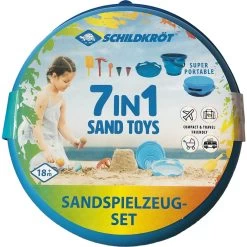7in1 Sand Toys Set Blau -Water Adventure 44665893133P SchildkroetFun 7in1 Sand Toys Set blau