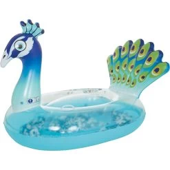 Happy People Floater Peacock With Feathers Blue