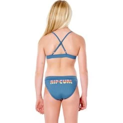 Rip Curl Surf Revival Bikini Girls Dark Teal -Water Adventure 48147383360b Ripcurl SURF REVIVAL BIKINI Da da teal
