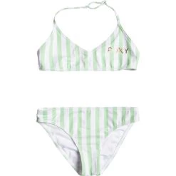 Roxy Tropical Time Bikini Girls Green