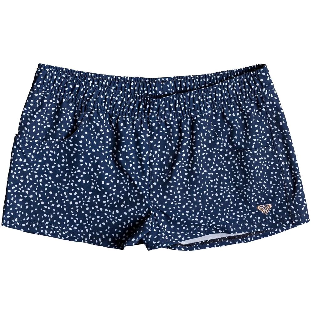 Roxy Seaside Lover 4.5" Boardshorts Girls Medieval Blue New Dots Swim 3 Roxy Seaside Lover 4.5" Boardshorts Girls Medieval Blue New Dots Swim