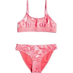 Roxy Vacay For Life Bralette Bikini Girls Pink