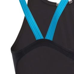 ADIDAS Fitness Swimsuit Girls Black White -Water Adventure 48210024102D adidas Fitness Badeanzug Maedchen schwarz