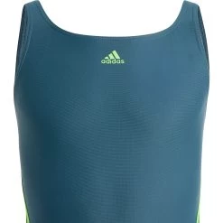 ADIDAS 3-Stripes Swimsuit Girls Arctic Night -Water Adventure 48210029558C adiads 3 Streifen Badeanzug Maedchen tuerkis