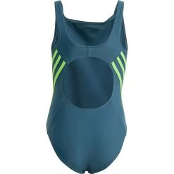 ADIDAS 3-Stripes Swimsuit Girls Arctic Night -Water Adventure 48210029558b adiads 3 Streifen Badeanzug Maedchen tuerkis