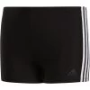 ADIDAS 3-Stripes Swim Boxers Boys Black White