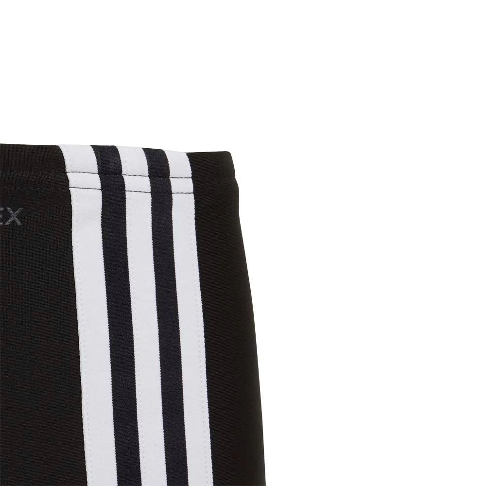 ADIDAS 3-Stripes Swim Boxers Boys Black White 6 ADIDAS 3-Stripes Swim Boxers Boys Black White - Image 4