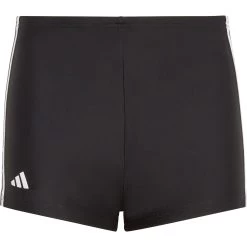 ADIDAS Classic 3-Stripes Swim Boxers Boys Black