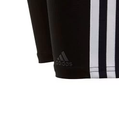 ADIDAS 3-Stripes Swim Jammers Boys Black White -Water Adventure 48310025035D adidas 3S Jammer Badehose Jungen schwarz