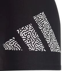 ADIDAS 3 Bar Logo Swim Boxers Boys Black 11 ADIDAS 3 Bar Logo Swim Boxers Boys Black -Water Adventure 48310028955E adidas 3 Bar Logo Boxer Badehose Jungen schwarz