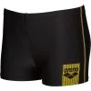 Arena Basics Junior Swim Trunks Boys Black Yellow Star