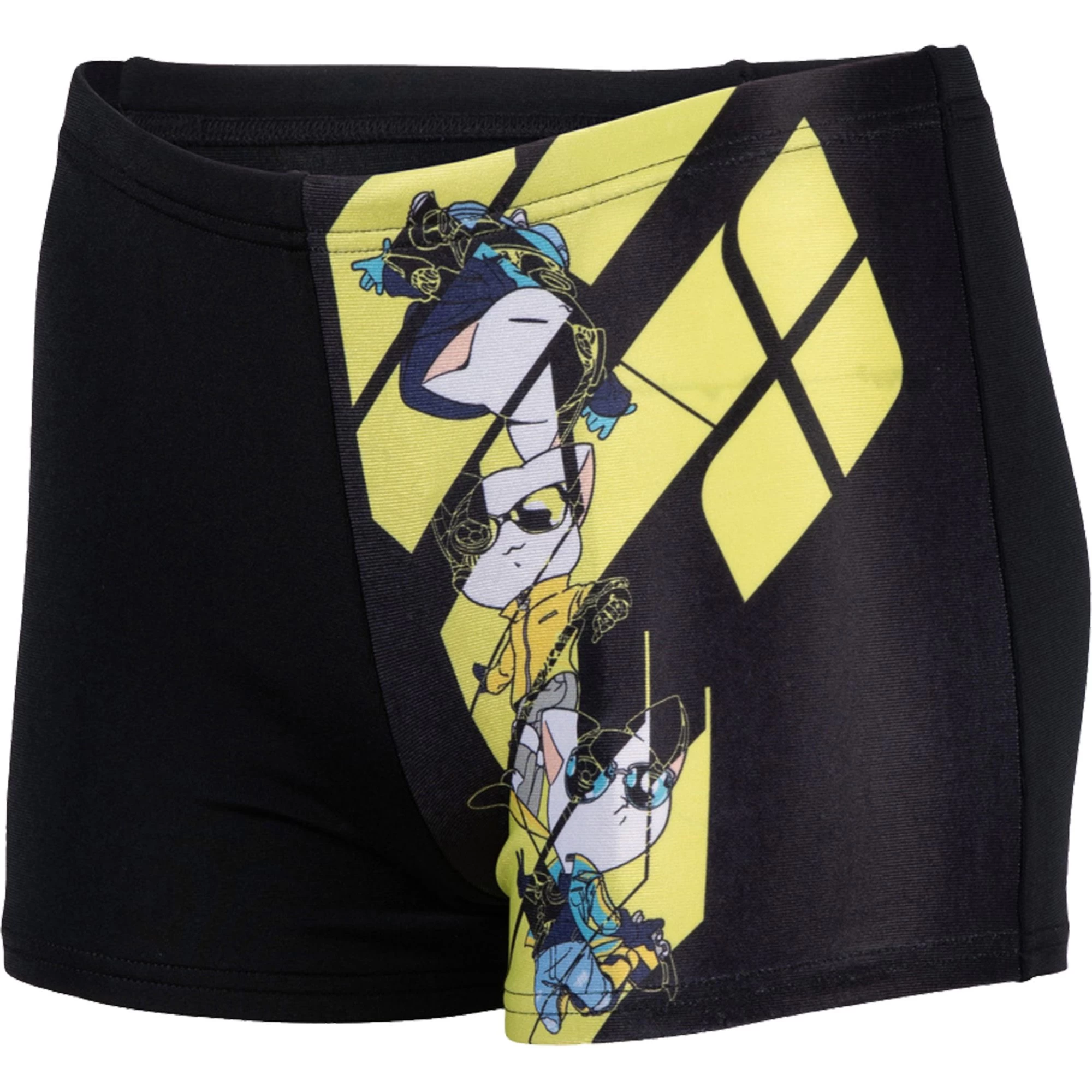 Arena Cats Swim Trunks Boys Black Multi 3 Arena Cats Swim Trunks Boys Black Multi