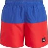 ADIDAS Colorblock Swim Shorts Boys Semi Lucid Blue -Water Adventure 48410025970A adidas CB Badeshorts Jungen blau rot