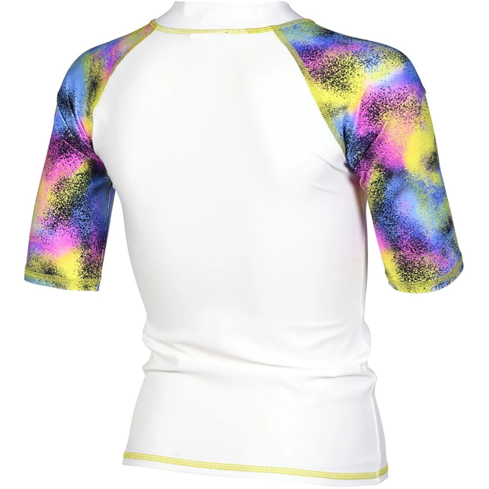 Arena Allover Rashguard Girls White Multicolor 4 Arena Allover Rashguard Girls White Multicolor - Image 2