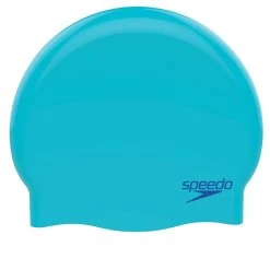 Speedo Moulded Silicone Cap Unisex Blue