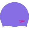 Speedo Plain Moud Swim Cap Kids Purple