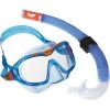 AQUALUNG Combo Mix Snorkel Set Blue Orange